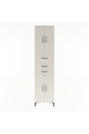 Arges Dolap 4 Raflı 3 Çekmeceli 4 Kapaklı 60x30x243 Aytaşı-Aytaşı