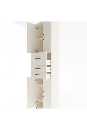 Arges Dolap 4 Raflı 3 Çekmeceli 4 Kapaklı 60x30x243 Aytaşı-Aytaşı