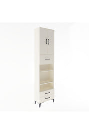 Arges Dolap 5 Raflı 3 Çekmeceli 2 Kapaklı 60x30x243 Aytaşı-Aytaşı