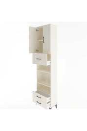 Arges Dolap 5 Raflı 3 Çekmeceli 2 Kapaklı 60x30x243 Aytaşı-Aytaşı