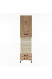 Arges Dolap 5 Raflı 3 Çekmeceli 2 Kapaklı 60x30x243 Aytaşı-Çam