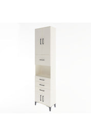 Arges Dolap 3 Raflı 4 Çekmeceli 4 Kapaklı 60x30x243 Aytaşı-Aytaşı