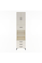 Arges Dolap 4 Raflı 4 Çekmeceli 2 Kapaklı 60x30x243 Aytaşı-Aytaşı