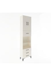 Arges Dolap 4 Raflı 4 Çekmeceli 2 Kapaklı 60x30x243 Aytaşı-Aytaşı