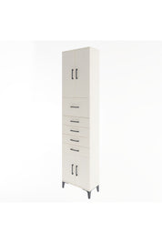 Arges Dolap 3 Raflı 5 Çekmeceli 4 Kapaklı 60x30x243 Aytaşı-Aytaşı