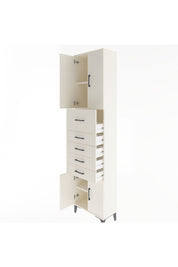 Arges Dolap 3 Raflı 5 Çekmeceli 4 Kapaklı 60x30x243 Aytaşı-Aytaşı