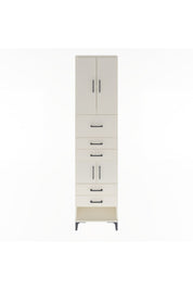 Arges Dolap 3 Raflı 5 Çekmeceli 4 Kapaklı 60x30x243 Aytaşı-Aytaşı