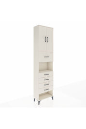 Arges Dolap 3 Raflı 5 Çekmeceli 2 Kapaklı 60x30x243 Aytaşı-Aytaşı