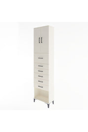 Arges Dolap 2 Raflı 6 Çekmeceli 2 Kapaklı 60x30x243 Aytaşı-Aytaşı