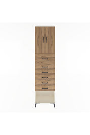 Arges Dolap 2 Raflı 6 Çekmeceli 2 Kapaklı 60x30x243 Aytaşı-Çam