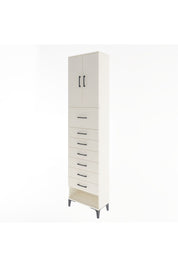 Arges Dolap 2 Raflı 7 Çekmeceli 2 Kapaklı 60x30x243 Aytaşı-Aytaşı