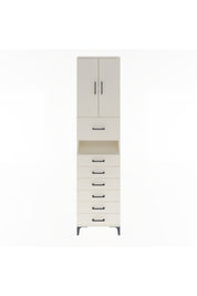 Arges Dolap 3 Raflı 6 Çekmeceli 2 Kapaklı 60x30x243 Aytaşı-Aytaşı