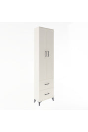 Arges Dolap 4 Raflı 2 Çekmeceli 2 Kapaklı 60x30x243 Aytaşı-Aytaşı