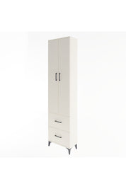 Arges Dolap 4 Raflı 2 Çekmeceli 2 Kapaklı 60x30x243 Aytaşı-Aytaşı