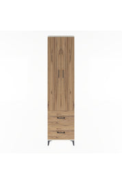 Arges Dolap 4 Raflı 2 Çekmeceli 2 Kapaklı 60x30x243 Aytaşı-Çam