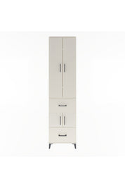 Arges Dolap 5 Raflı 2 Çekmeceli 4 Kapaklı 60x30x243 Aytaşı-Aytaşı