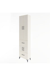 Arges Dolap 5 Raflı 2 Çekmeceli 4 Kapaklı 60x30x243 Aytaşı-Aytaşı