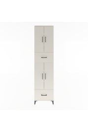 Arges Dolap 6 Raflı 2 Çekmeceli 4 Kapaklı 60x30x243 Aytaşı-Aytaşı