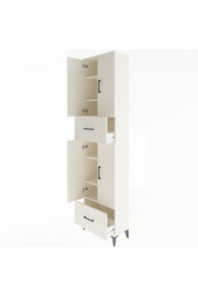 Arges Dolap 6 Raflı 2 Çekmeceli 4 Kapaklı 60x30x243 Aytaşı-Aytaşı