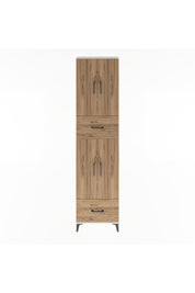 Arges Dolap 6 Raflı 2 Çekmeceli 4 Kapaklı 60x30x243 Aytaşı-Çam