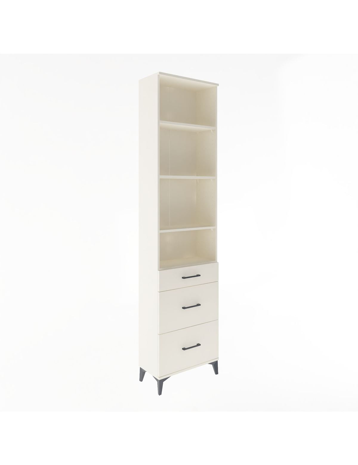 Arges Dolap 4 Raflı 3 Çekmeceli 60x30x243 Aytaşı-Aytaşı