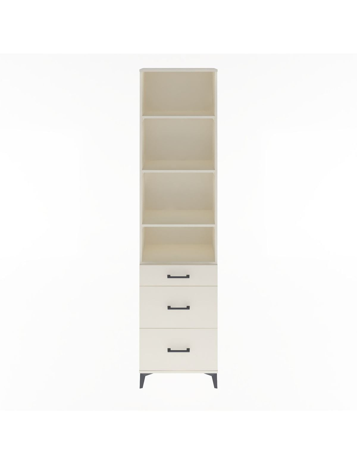 Arges Dolap 4 Raflı 3 Çekmeceli 60x30x243 Aytaşı-Aytaşı