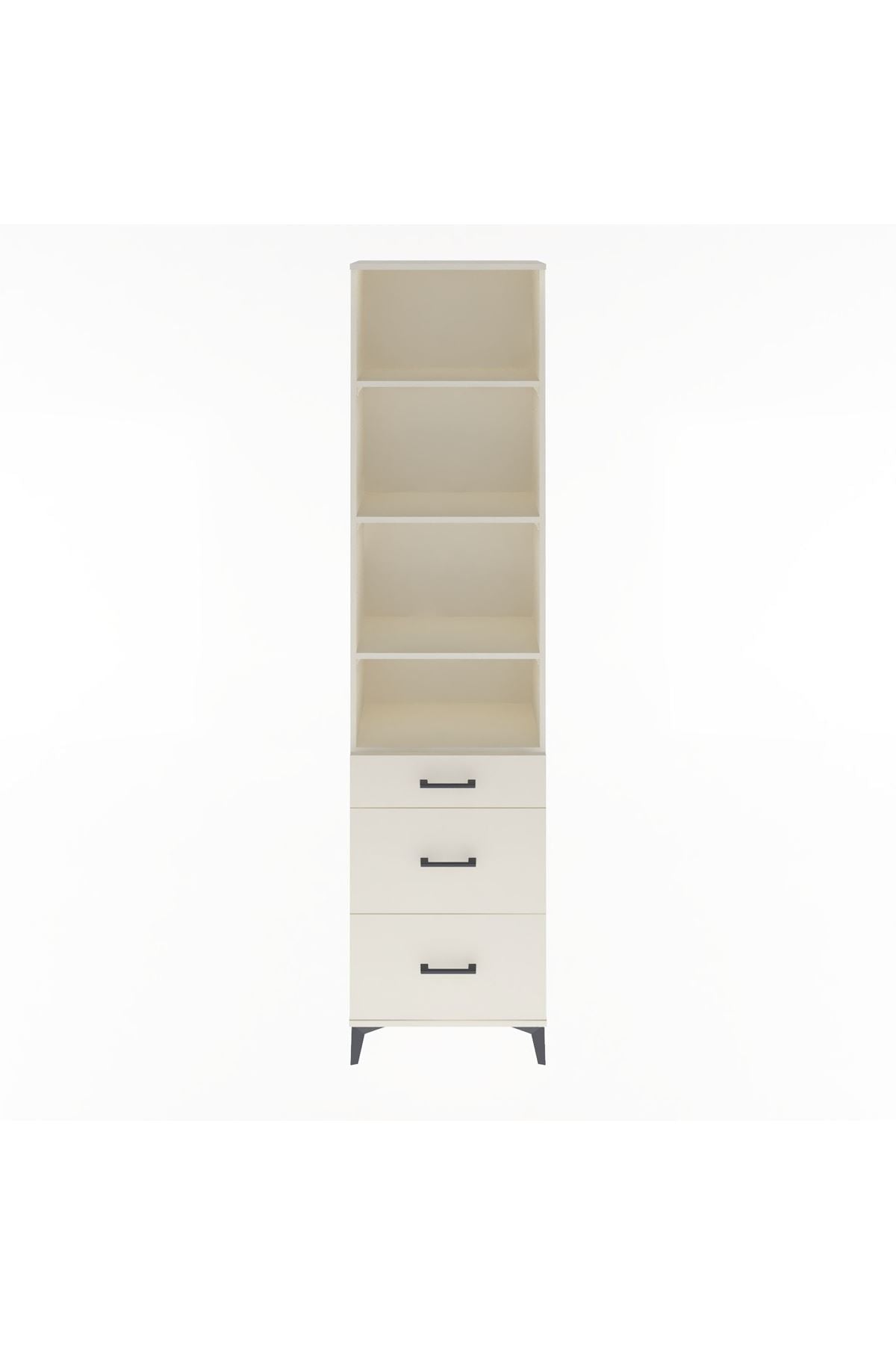 Arges Dolap 4 Raflı 3 Çekmeceli 60x30x243 Aytaşı-Aytaşı