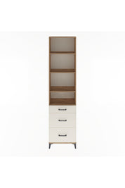 Arges Dolap 4 Raflı 3 Çekmeceli 60x30x243 Çam-Aytaşı