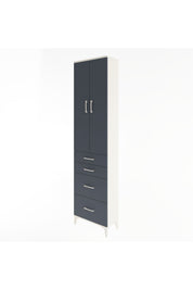 Arges Dolap 4 Raflı 4 Çekmeceli 2 Kapaklı 60x30x243 - S32M057V2A