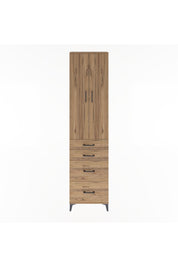 Arges Dolap 4 Raflı 4 Çekmeceli 2 Kapaklı 60x30x243 - S32M057V9A