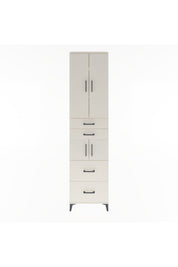 Arges Dolap 4 Raflı 4 Çekmeceli 4 Kapaklı 60x30x243 Aytaşı-Aytaşı