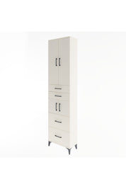 Arges Dolap 4 Raflı 4 Çekmeceli 4 Kapaklı 60x30x243 Aytaşı-Aytaşı