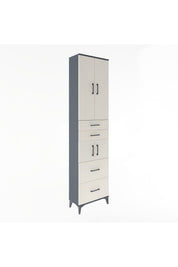 Arges Dolap 4 Raflı 4 Çekmeceli 4 Kapaklı 60x30x243 - S32M058V4A
