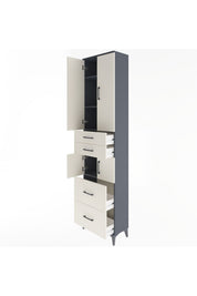 Arges Dolap 4 Raflı 4 Çekmeceli 4 Kapaklı 60x30x243 - S32M058V4A