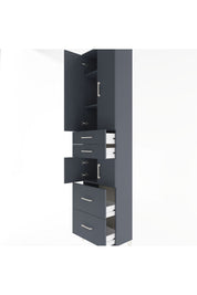 Arges Dolap 4 Raflı 4 Çekmeceli 4 Kapaklı 60x30x243 - S32M058V5A