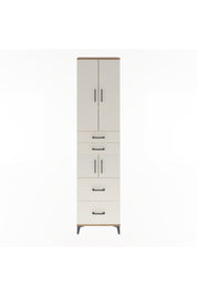 Arges Dolap 4 Raflı 4 Çekmeceli 4 Kapaklı 60x30x243 - S32M058V7A