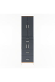 Arges Dolap 4 Raflı 4 Çekmeceli 4 Kapaklı 60x30x243 - S32M058V8A