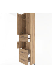 Arges Dolap 4 Raflı 4 Çekmeceli 4 Kapaklı 60x30x243 - S32M058V9A