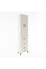 Arges Dolap 4 Raflı 4 Çekmeceli 2 Kapaklı 60x30x243 Aytaşı-Aytaşı