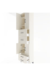 Arges Dolap 5 Raflı 4 Çekmeceli 4 Kapaklı 60x30x243 Aytaşı-Aytaşı