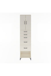 Arges Dolap 3 Raflı 5 Çekmeceli 2 Kapaklı 60x30x243 Aytaşı-Aytaşı