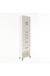 Arges Dolap 3 Raflı 5 Çekmeceli 2 Kapaklı 60x30x243 Aytaşı-Aytaşı