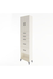 Arges Dolap 3 Raflı 5 Çekmeceli 2 Kapaklı 60x30x243 Aytaşı-Aytaşı