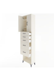 Arges Dolap 3 Raflı 5 Çekmeceli 2 Kapaklı 60x30x243 Aytaşı-Aytaşı