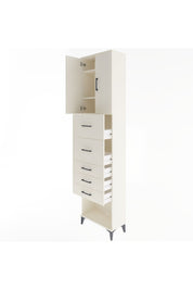 Arges Dolap 3 Raflı 5 Çekmeceli 2 Kapaklı 60x30x243 Aytaşı-Aytaşı