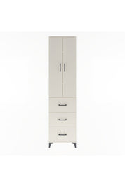 Arges Dolap 4 Raflı 3 Çekmeceli 2 Kapaklı 60x30x243 Aytaşı-Aytaşı