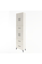 Arges Dolap 5 Raflı 3 Çekmeceli 4 Kapaklı 60x30x243 Aytaşı-Aytaşı