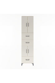 Arges Dolap 5 Raflı 3 Çekmeceli 4 Kapaklı 60x30x243 Aytaşı-Aytaşı
