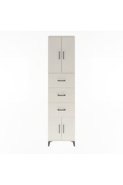 Arges Dolap Tek Raflı 3 Çekmeceli 4 Kapaklı 60x30x243 Aytaşı-Aytaşı