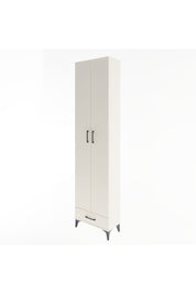 Arges Dolap 5 Raflı Tek Çekmeceli 2 Kapaklı 60x30x243 Aytaşı-Aytaşı